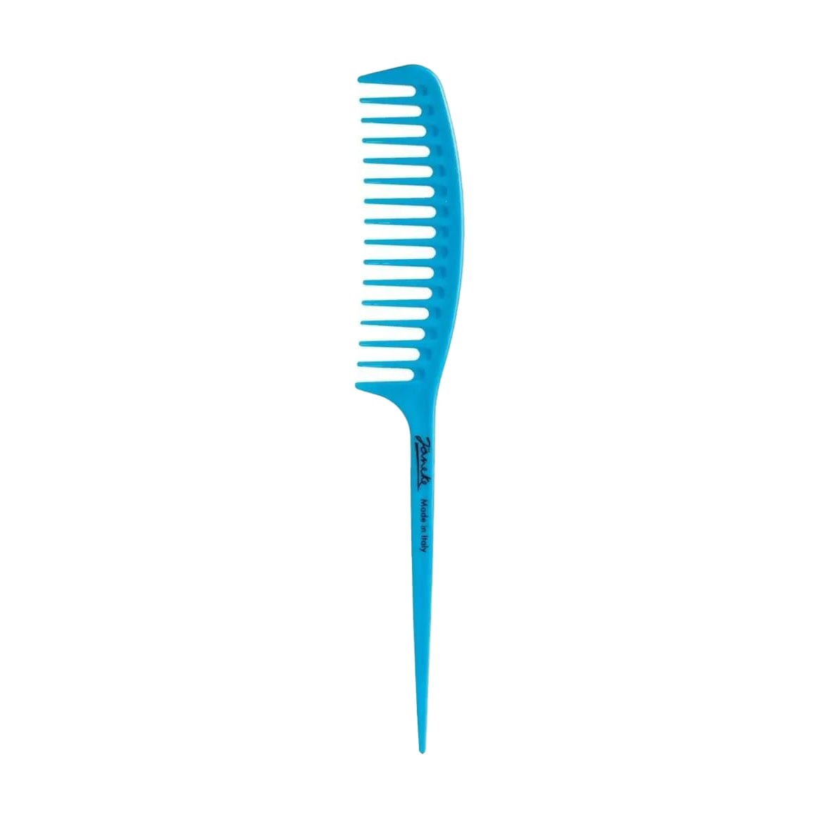 Гребінець для волосся Janeke Fashion Supercomb з ручкою, блакитний (82826 BFL)